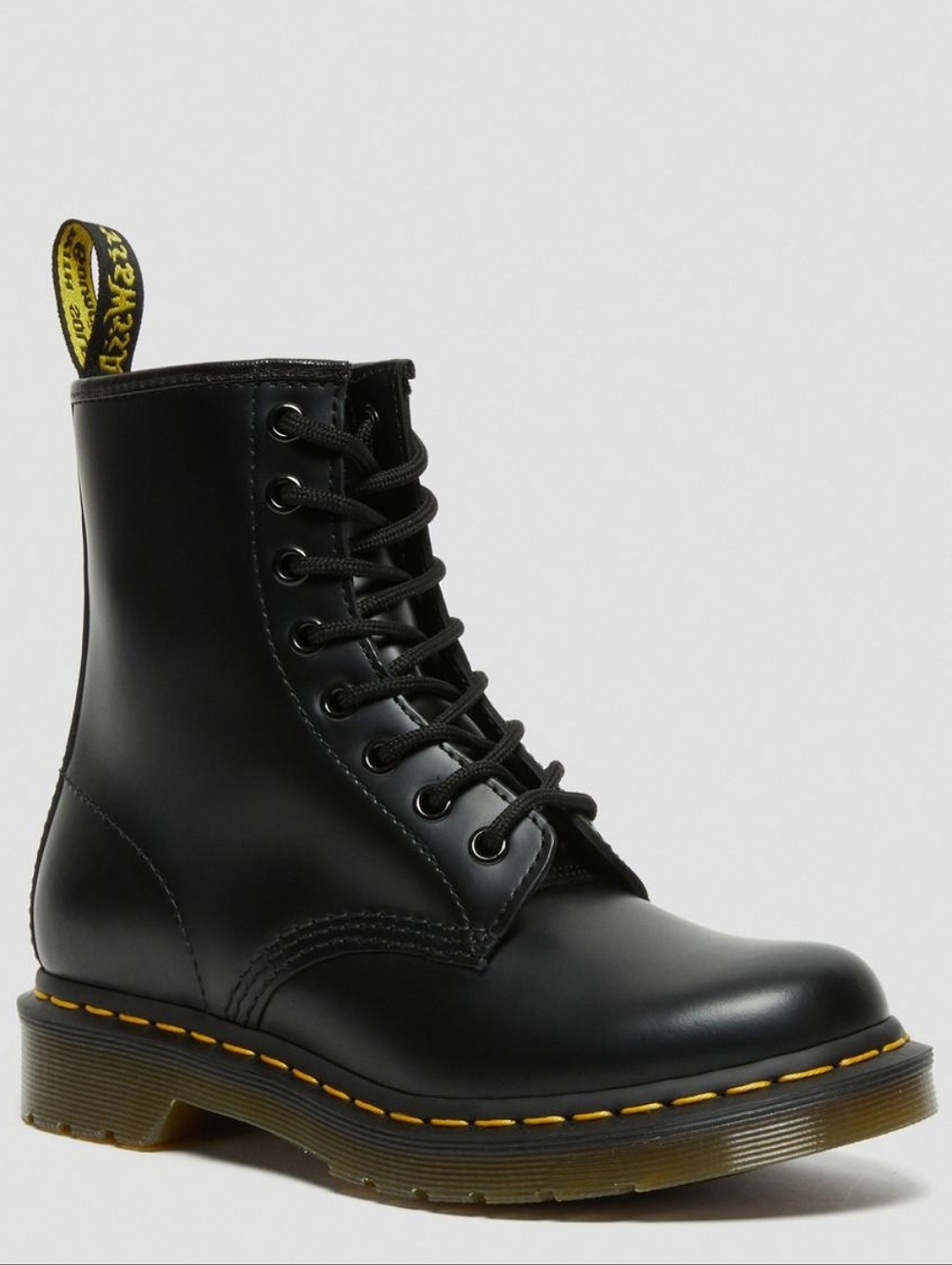 Dr. Martens 1460 Women's Smooth Leather Lace Up Boots - Picture 3 of 12